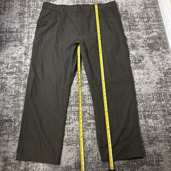 Wrangler Workwear utility pants men's 42 x 30 khaki green heavy duty outdoor NEW - Picture 13 of 13